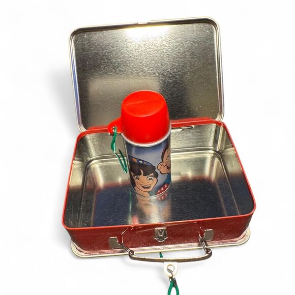 Hallmark Keepsake 1999 Howdy Doody Lunch Box Set Ornament TV Show Retro Tin Box - Picture 5 of 8